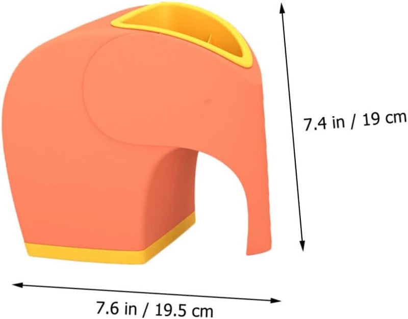 صندوق تخزين علب المناديل المكتبية على شكل فيل لطيف للمنزل والمكتب والمطعم - Image 3